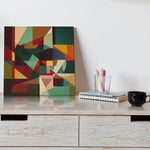 Load image into Gallery viewer, The Lost Puzzle Pieces | Abstract Pattern Art| Digital Printed Canvas
