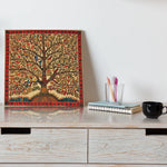 Load image into Gallery viewer, Beautiful Tree | Madhubani Art | Traditional Indian Art | Digital Printed Canvas
