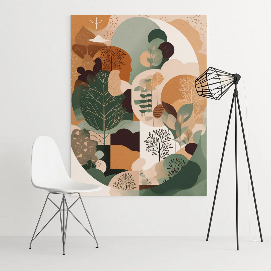 Wonders Of Nature | Modern Boho Art | Digital Printed Canvas