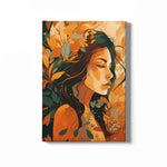 Load image into Gallery viewer, Beauty | Nature Inspired | Retro Illustration | Modern Art | Digital Printed Canvas
