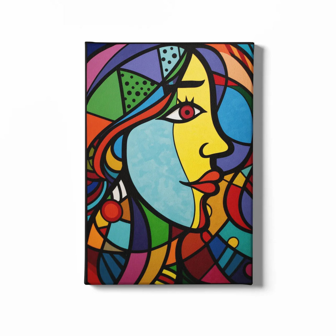 Beautiful Lady | Digital Illustration | Minimalist | Digital Printed Canvas