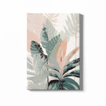 Load image into Gallery viewer, Lush Tropical Leaves | Modern Boho Art | Digital Printed Canvas
