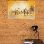 Load image into Gallery viewer, Kids Playing | Nostalgic | Abstract Art | Digital Printed Canvas
