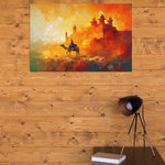Load image into Gallery viewer, The Desert Wind | Modern Abstract Art | Digital Printed Canvas

