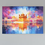 Load image into Gallery viewer, Golden Temple : Beauty Of Sikhism | Abstract Painting | Digital Printed Canvas
