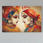 Load image into Gallery viewer, Kathputli | Vintage Illustration | Digital Printed Canvas
