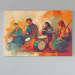 Load image into Gallery viewer, Indian Musician Band | Abstract Masterpiece | Digital Printed Canvas
