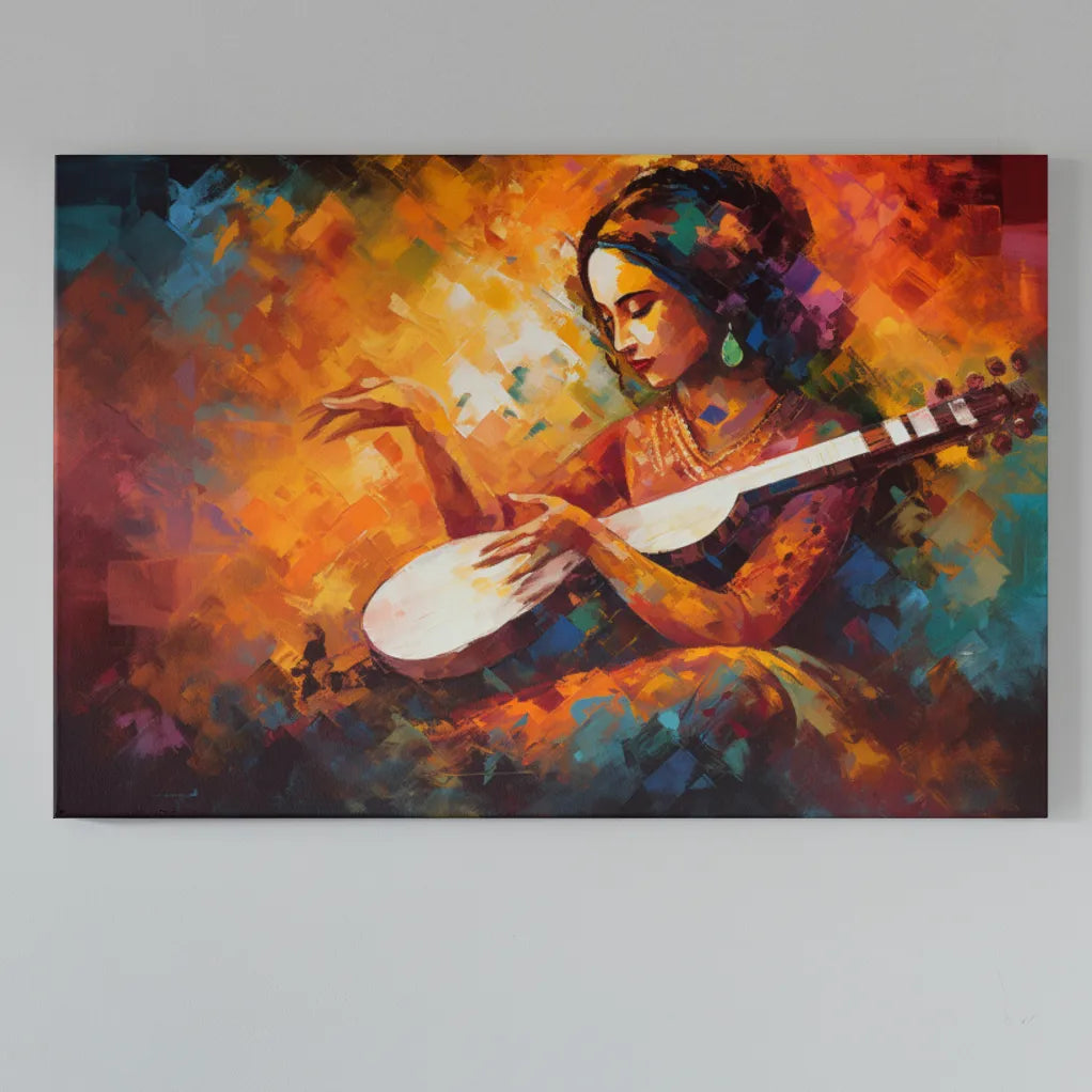 The Musical Aura | Abstract Art | Digital Printed Canvas