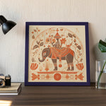 Load image into Gallery viewer, The Bow To Royalty | Modern Art | Retro Illustration | Digital Printed Canvas
