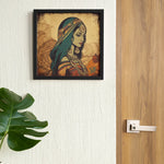 Load image into Gallery viewer, Indian Woman | Contemporary | Beautiful Retro Illustration | Digital Printed Canvas
