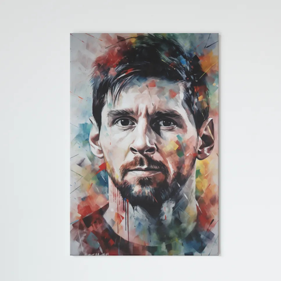 Lionel Messi | Beautiful Abstract Art | Digital Printed Canvas