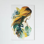 Load image into Gallery viewer, Tropical Grace | Mesmerizing Silhouette Poster | Digital Printed Canvas
