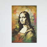 Load image into Gallery viewer, Mona Lisa | Retro Themed Illustration | Digital Printed Canvas
