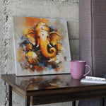 Load image into Gallery viewer, Divine Lord Ganesha | Beautiful Abstract Art | Digital Printed Canvas
