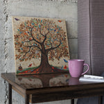 Load image into Gallery viewer, Beautiful Tree | Indian Traditional Art | Kalamkari Art | Digital Printed Canvas
