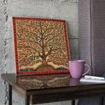 Load image into Gallery viewer, Beautiful Tree | Madhubani Art | Traditional Indian Art | Digital Printed Canvas
