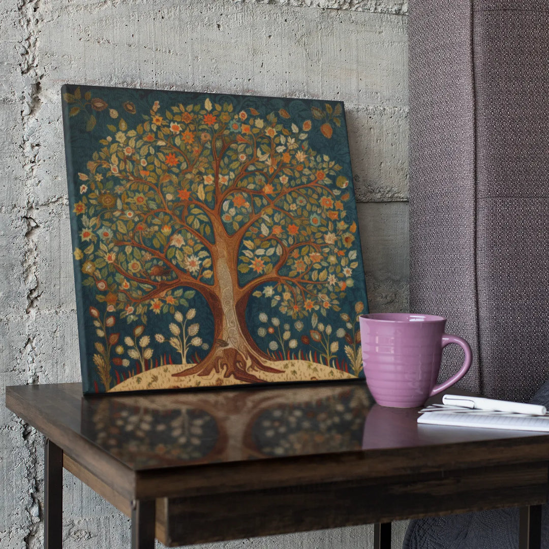 Beautiful Tree | Indian Traditional Art | Kalamkari Art | Digital Printed Canvas