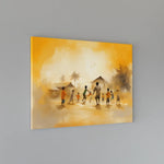 Load image into Gallery viewer, Kids Playing | Nostalgic | Abstract Art | Digital Printed Canvas
