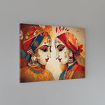 Load image into Gallery viewer, Kathputli | Vintage Illustration | Digital Printed Canvas
