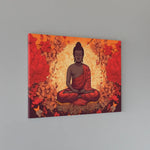 Load image into Gallery viewer, Lord Buddha | Retro Illustration | Digital Printed Canvas
