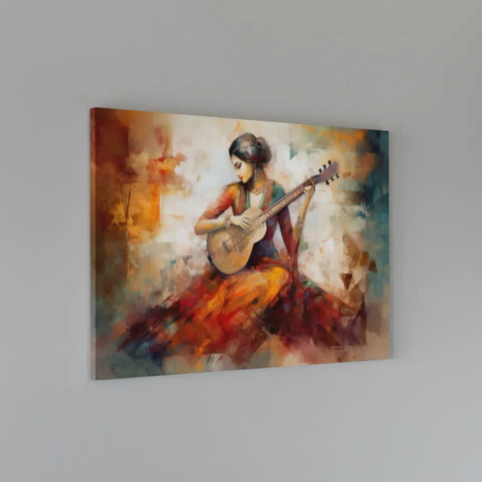 The Musical Aura | Abstract Art | Digital Printed Canvas