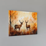 Load image into Gallery viewer, Gazing Deers | Abstract &amp; Modern Art | Digital Printed Canvas
