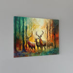 Load image into Gallery viewer, Inside The Forest Core | Poly Art | Modern Art | Digital Printed Canvas
