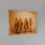 Load image into Gallery viewer, Indian Monks | Sadhus | Abstract Art | Digital Printed Canvas
