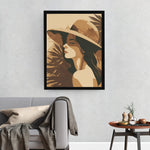 Load image into Gallery viewer, Beauty On Beach | Style Of Earth Tone Color Palette | Digital Printed Canvas
