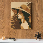 Load image into Gallery viewer, Beauty On Beach | Style Of Earth Tone Color Palette | Digital Printed Canvas
